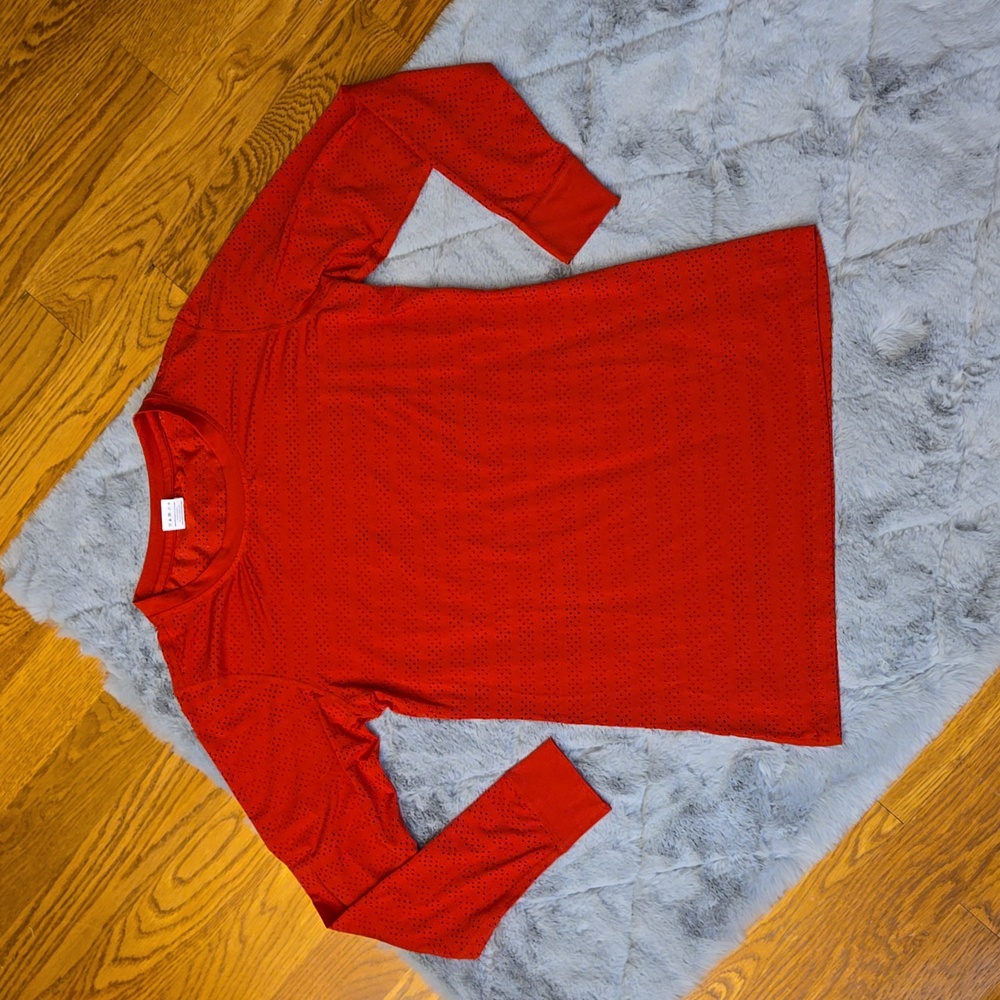 ZYIA Active Red Long-Sleeve Athletic Top, Women's Medium, Great Condition